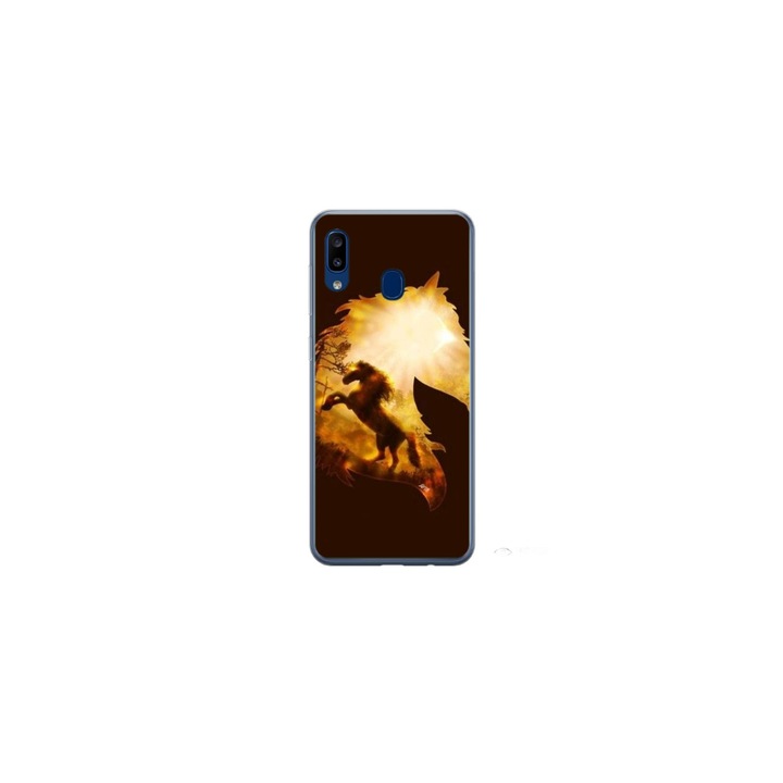 Husa personalizata HQ Print pentru Samsung Galaxy A40, model Horse #1, multicolor, S1D1M0098