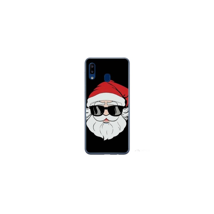 Egyedi HQ Print 360 fokos tok Huawei Y6 Prime (2019), Cool Santa modellhez, sokszínű, S1D1M0046