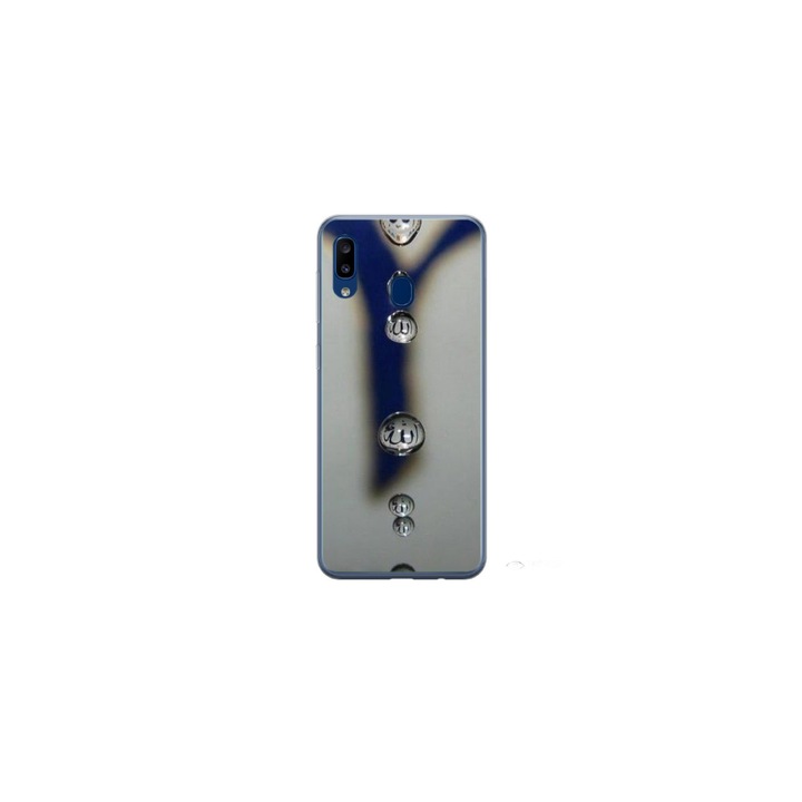 Personalized Swim Case 360 градусов капак за Samsung Galaxy A30, модел Droplets, многоцветен, S1D1M0353