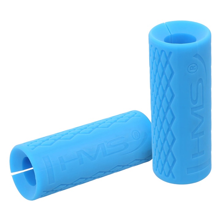 Set 2 protectii bara fitness, Albastru