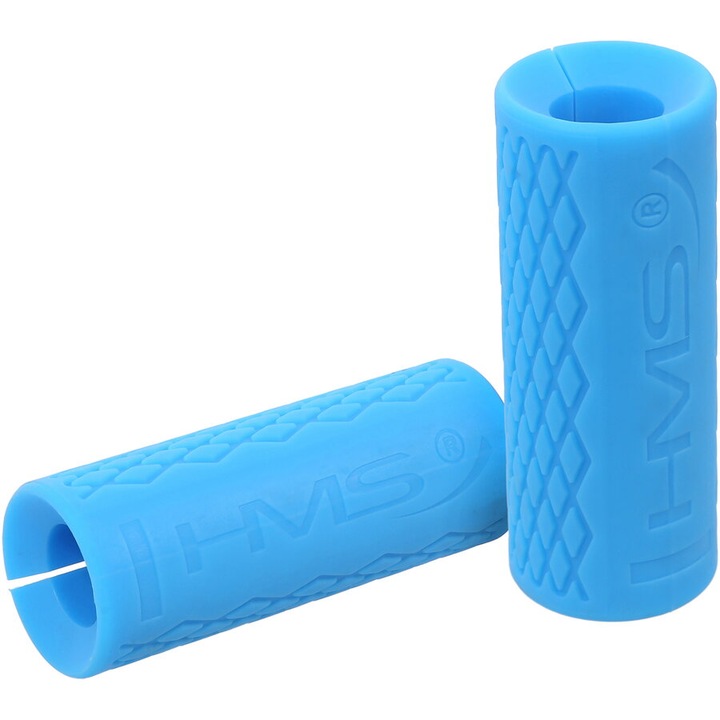 Set 2 protectii bara fitness, Albastru