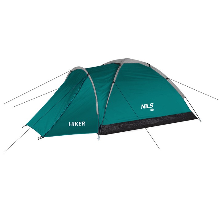 Cort camping, NILS CAMP, 2.5 kg, Verde