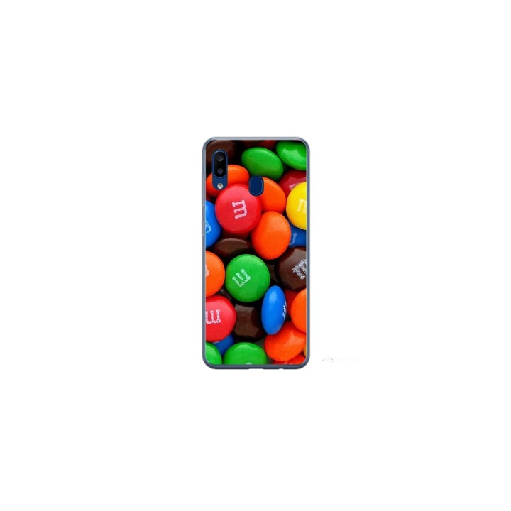 Husa personalizata HQ Print pentru Samsung Galaxy A40, model MandM, multicolor, S1D1M0257
