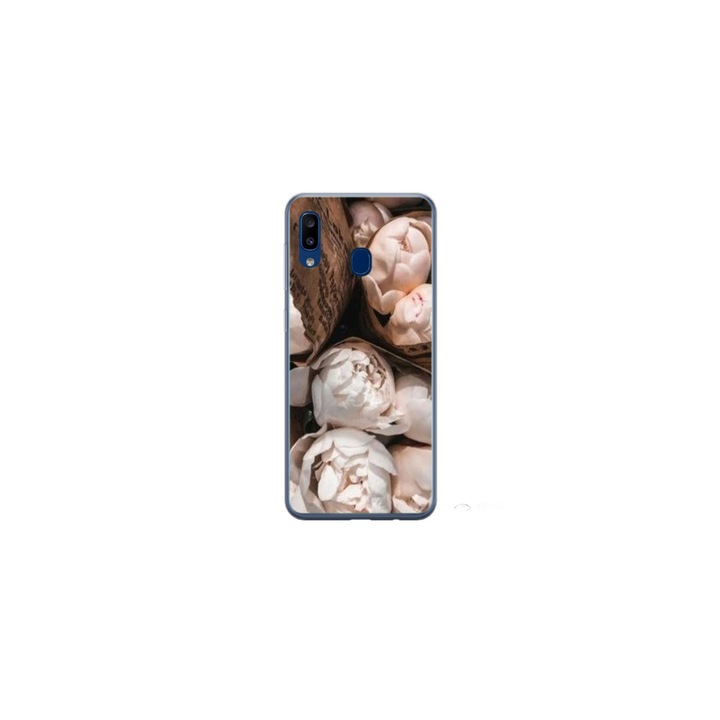 Husa personalizata HQ Print pentru Samsung Galaxy A40, model Flowers #6, multicolor, S1D1M0139