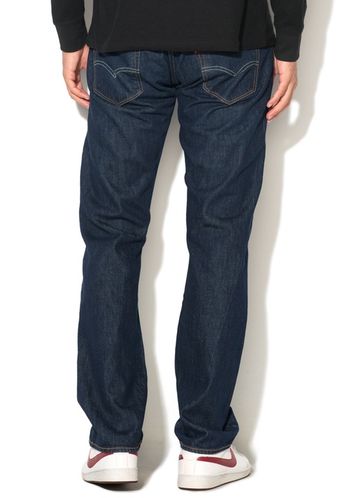 Levi's, Jeansi drepti albastru inchis 501, Bleumarin, W31-L30