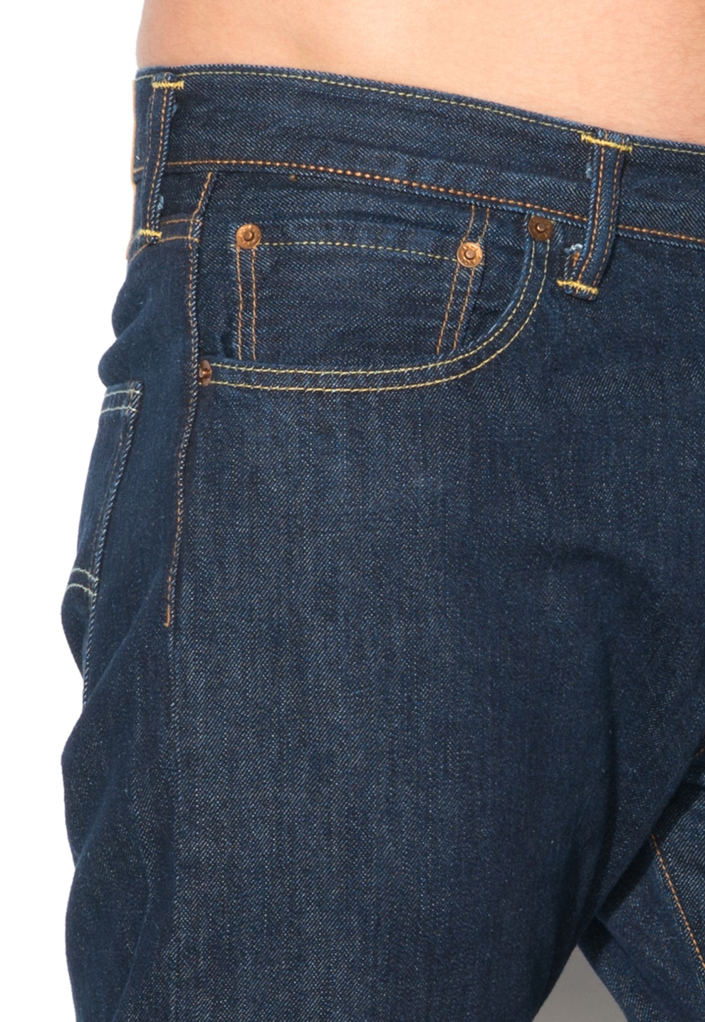 Levi's, Тъмносини дънки 501 с права кройка - eMAG.bg