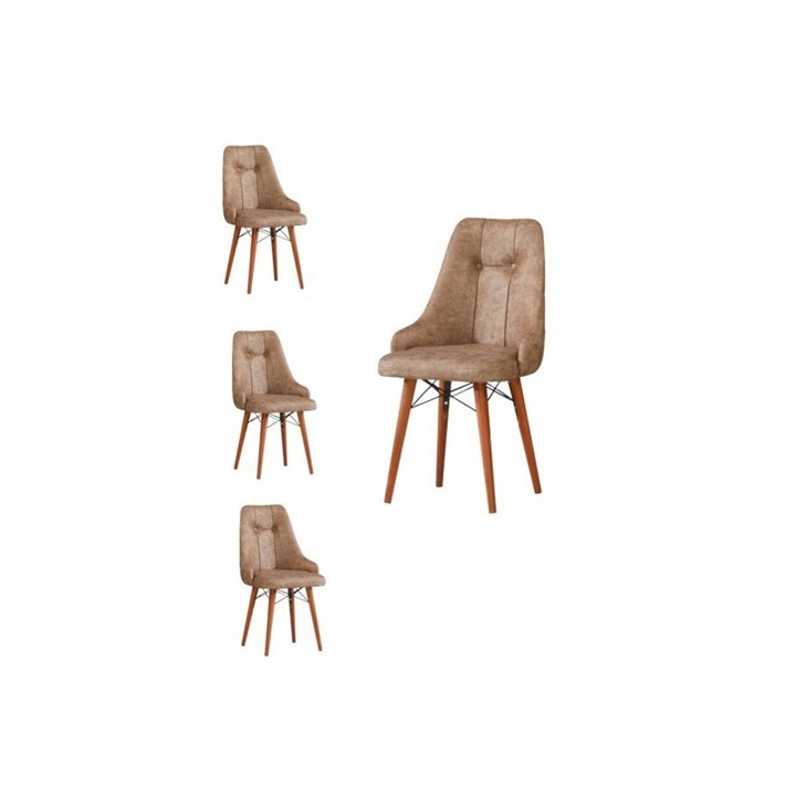 Set Scaune 4 Lux Eros Maro HAMAN