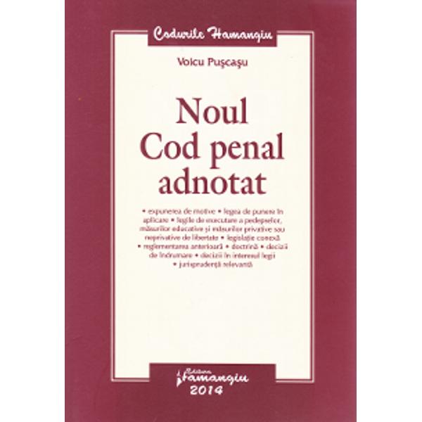 Noul Cod penal adnotat - Voicu Puscasu