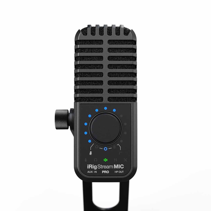 IK Multimedia микрофон, iRig Stream Mic Pro, черен