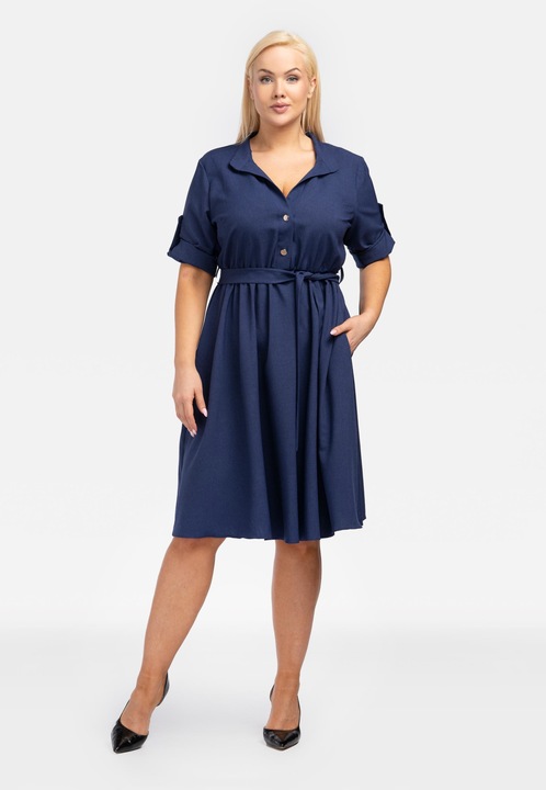 Rochie dama, KARKO, Bleumarin, 38/40EU