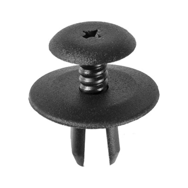 Set 10 bucati clipsuri fixare prag Romix, pentru automobilele din grupul VAG, negru