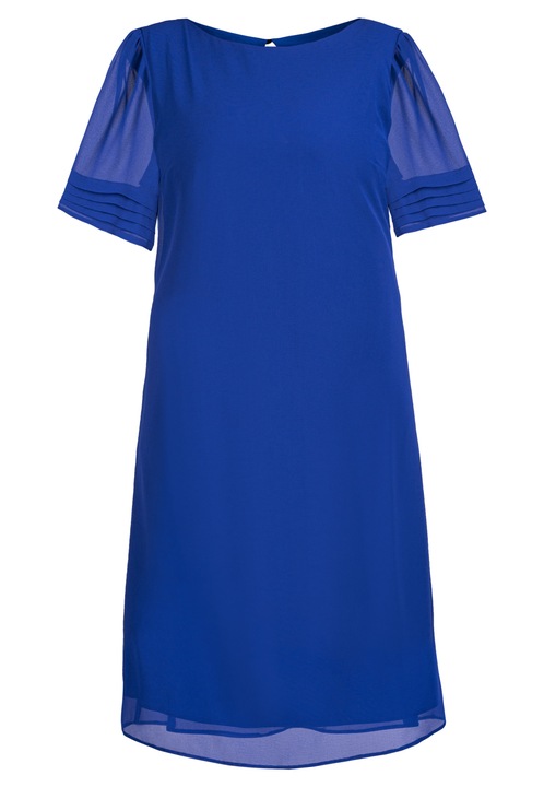 Rochie minimalista, Karko, Poliester, Albastru, 42-44EU