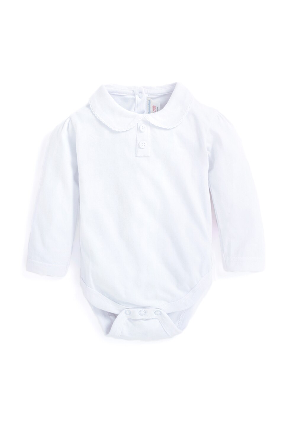 JoJo Maman Bebe, Body alb cu guler Peter Pan