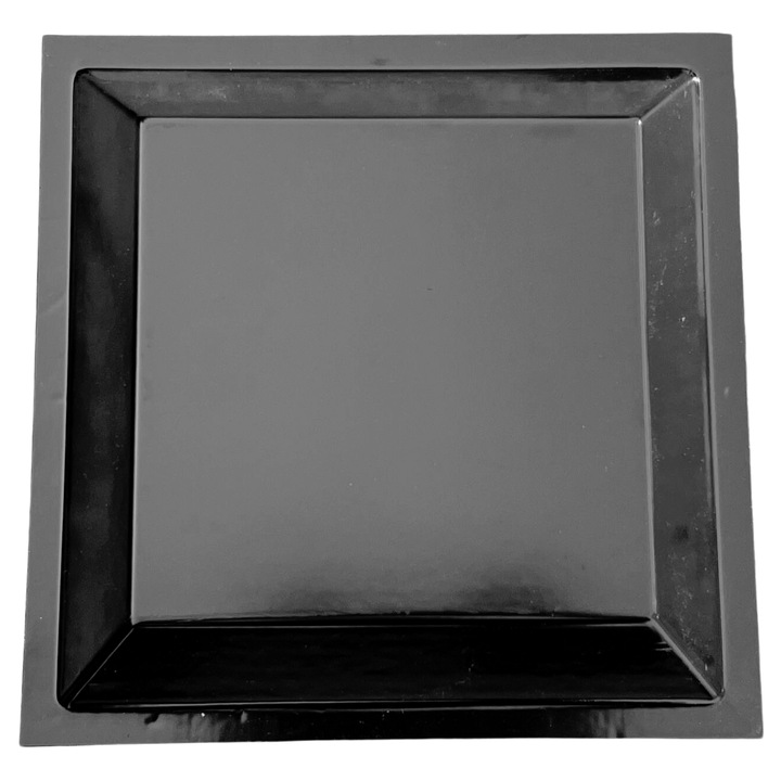 Matrita piatra decorativa travertin, model Monta 2, plastic ABS, negru, 20x20cm