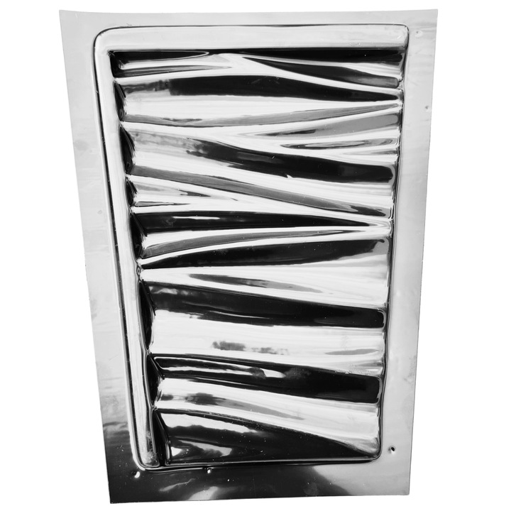 Matrita pentru ghivece de flori, model 3 mic, plastic ABS, negru, 25x16cm