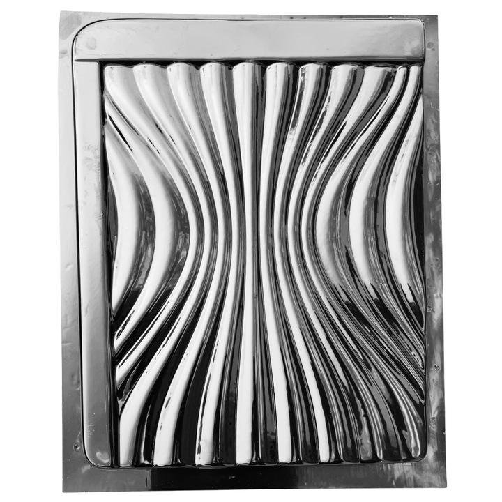 Matrita pentru ghivece de flori, model 4 mare, plastic ABS, negru, 40x30cm