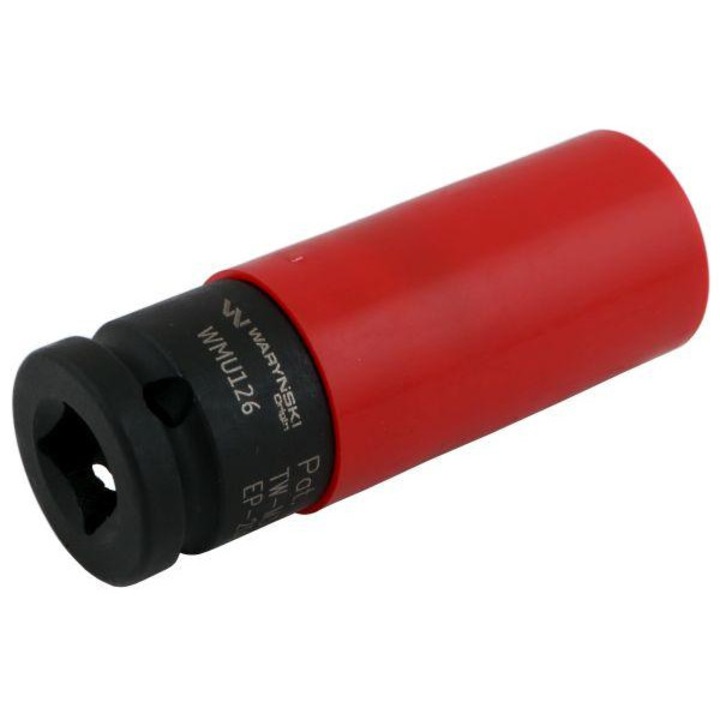 Cheie tubulara impact, Warynski, cu magnet pentru jante aluminiu, 21mm