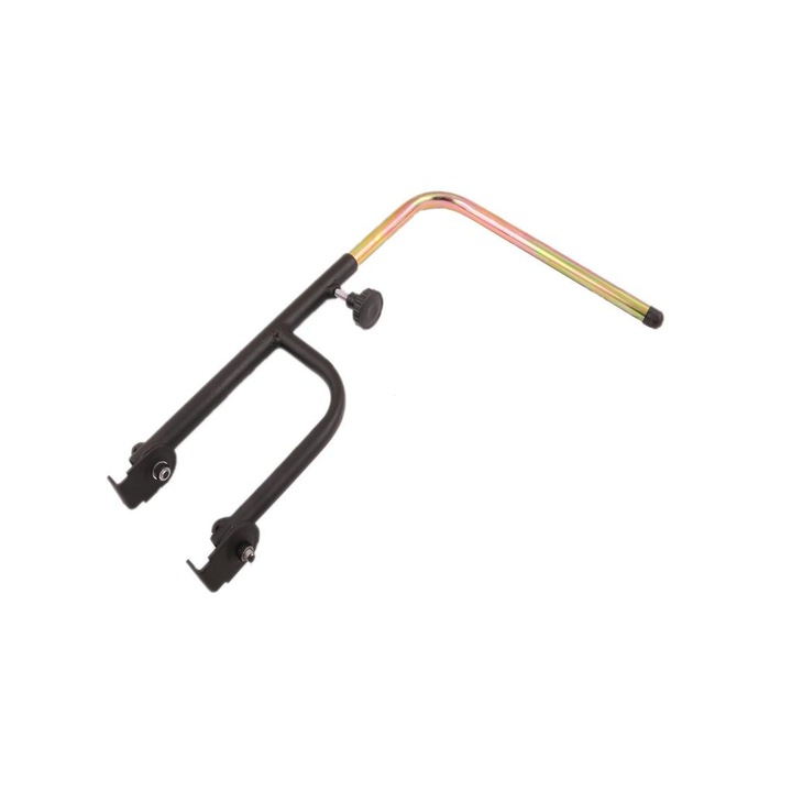 Brat suport pentru oglinda, Rolmar, Lungime ajustabila 480-710mm, Universal, 120mm, Auriu/Negru