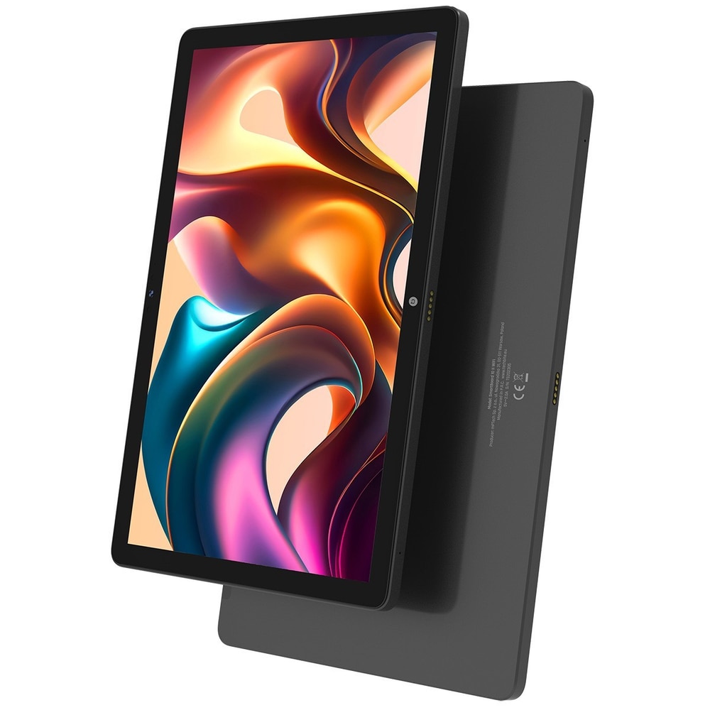 Tableta Techbite SmartBoard 10 II WiFi, Procesor MediaTek MT8183 Octa-Core, Ecran IPS 10.1", 4GB RAM, 128GB Flash, 5MP+2MP, Wi-Fi, Android Gri