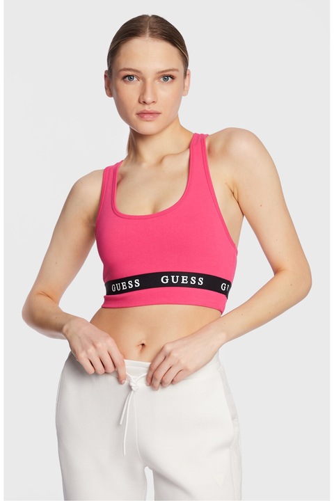 Sutien dama, Guess, 0000302199662_S, Bumbac, Roz, S INTL