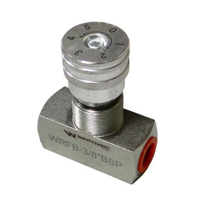Fojtószelep WRFB 90, 3/8"BSP, Warynski, robusztus felépítés, mezőgazdasági és építőipari alkalmazásokhoz