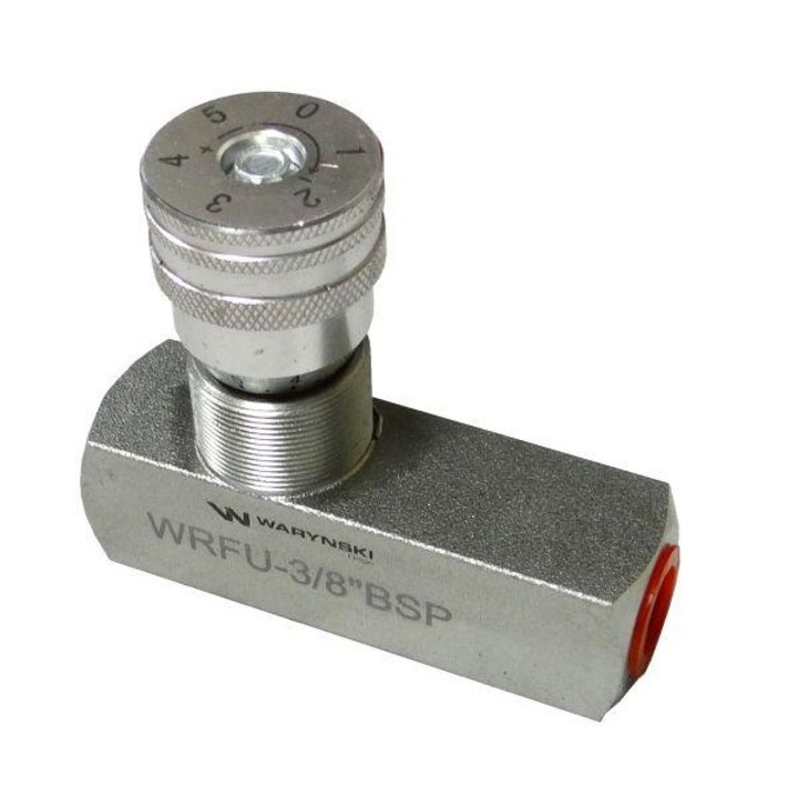 Supapa de blocare WRFU 90, 3/8"BSP, constructie robusta, pentru aplicatii agricole si de constructii