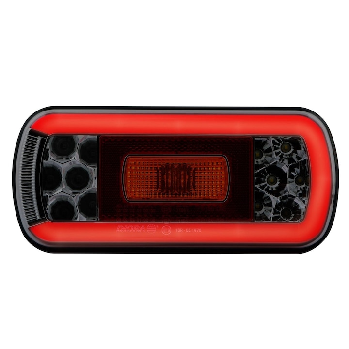 LED hátsó lámpa, Diora, 6 funkciós, IP68