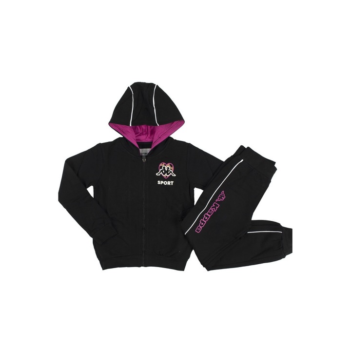 Спортен екип за момиче Kappa 8041T0049, Черен