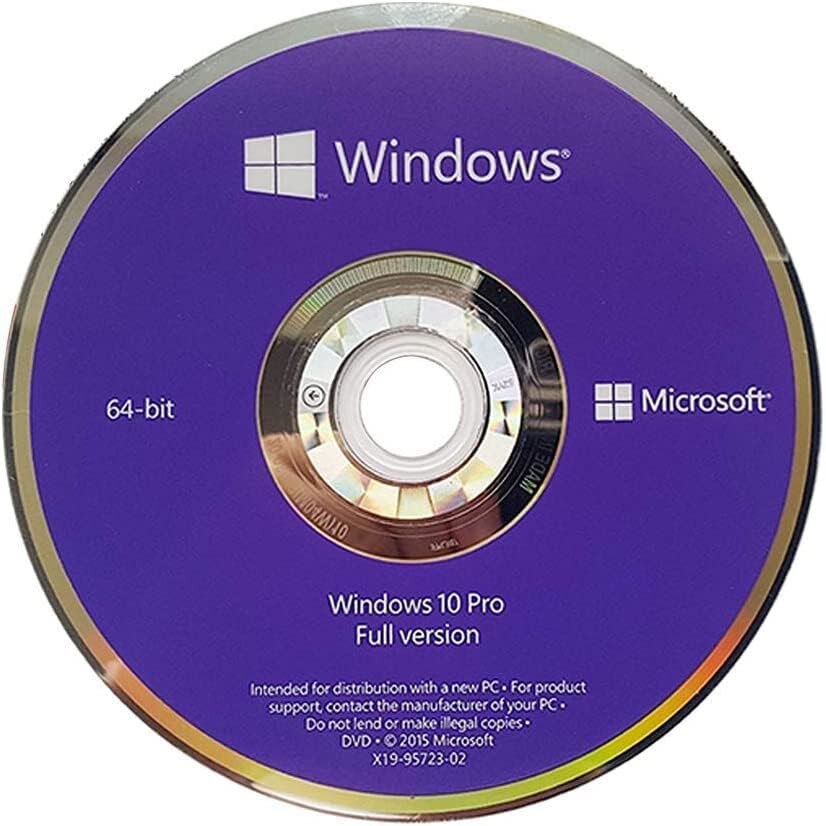 Microsoft® Windows 10 PRO 64-bit ENG INTL, 1PK, DSP OEI DVD 