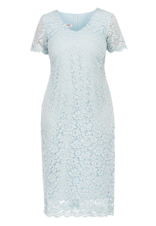 Rochie Karko, Dantela, Albastru, Albastru