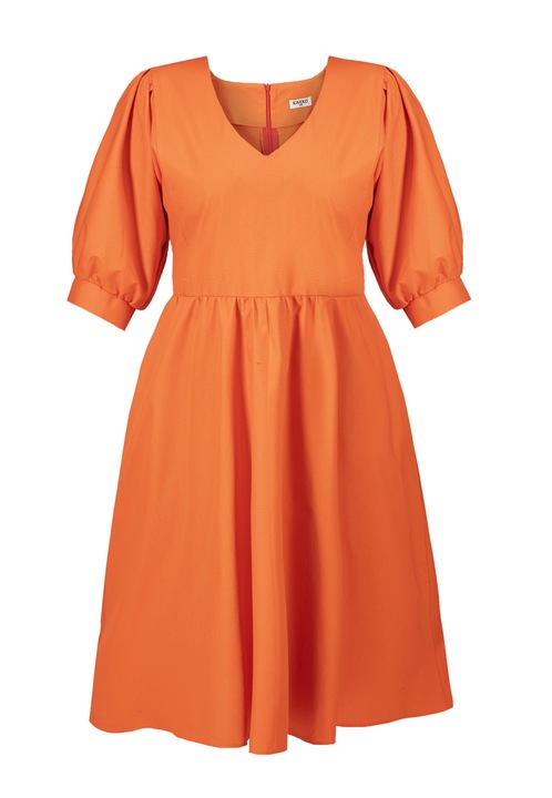 Rochie dama Zenobia, Karko, Bumbac, Portocaliu, Portocaliu