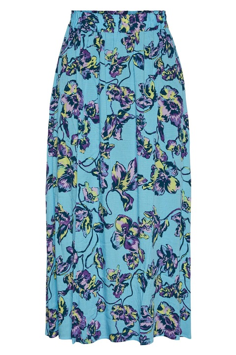 Дамска пола, YAS, Вискоза, Синя, Син, S