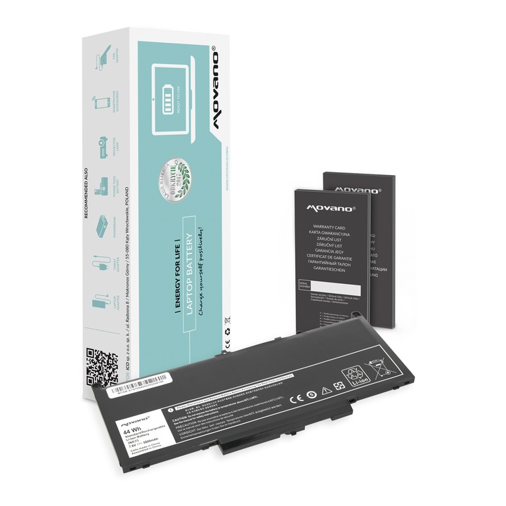Baterie Movano pentru Dell Latitude E7270, E7470 (5800mAh)