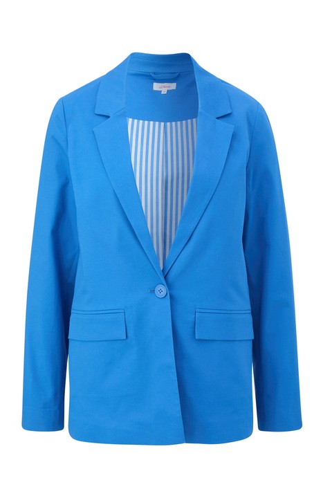 Sacou dama, s.Oliver, 0000302891450_38, Bumbac, Albastru, 38 EU