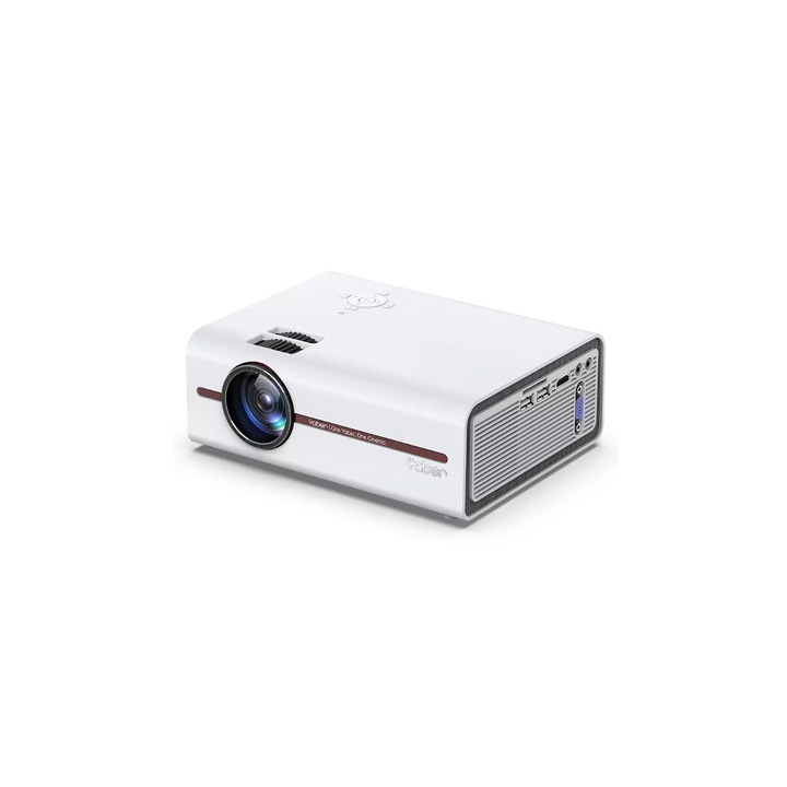 Видео проектор Yaber Buffalo U5, Wi-Fi, 1280x720, 250", BT5.1, статив, бял