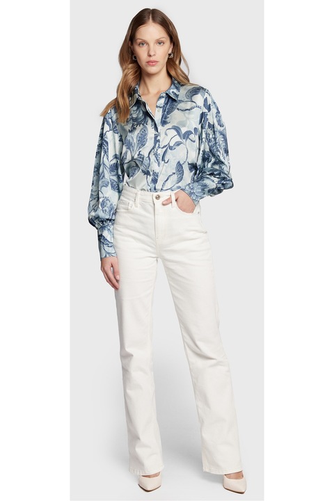 Camasa femei, Guess, Poliester, Albastru, L