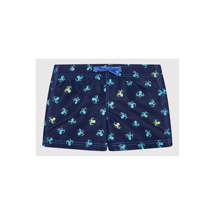 Pantaloni scurti de baie copii, United Colors Of Benetton, 300182345, Poliester, Albastru marin, Bleumarin
