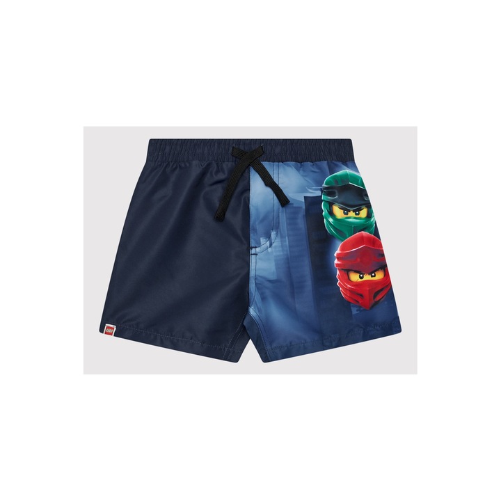 Pantaloni scurti de baie copii, LEGO Wear, 300688106, Poliester, Albastru marin, Bleumarin