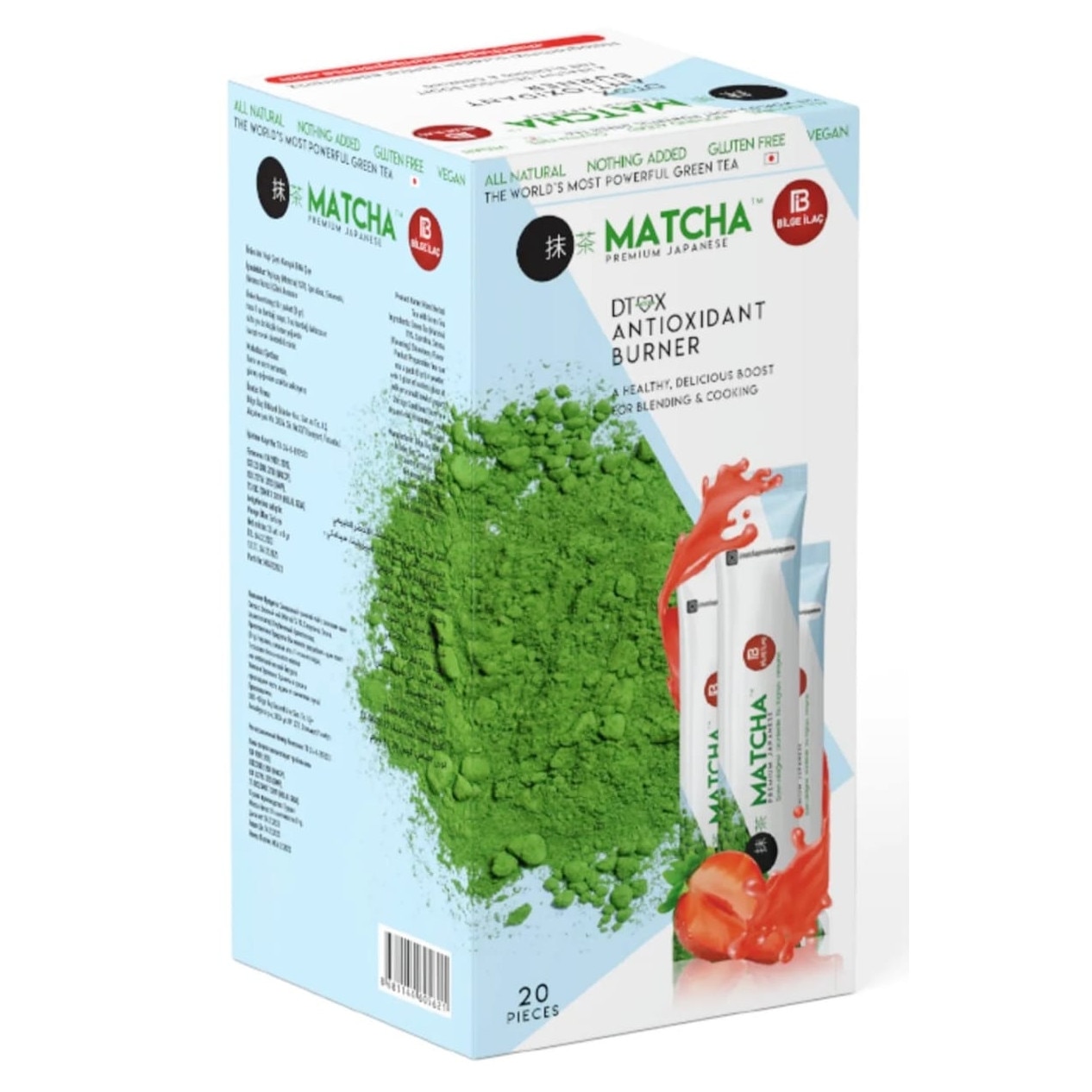 Ceai detox-antioxidant MATCHA, 8 g - eMAG.ro