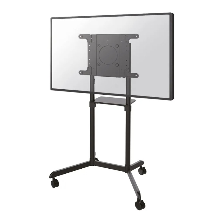 Мобилна подова стойка, Neomounts by Newstar NS-M1250BLACK, 37"-70", VESA макс. 600x400, издържа до 70 кг, 5° наклон, 90° въртене, черен