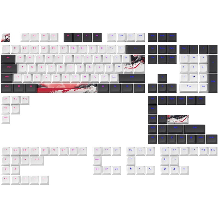 Butoane pentru tastatura mecanica Dark Project - Kyoto PBT - ANSI & ISO