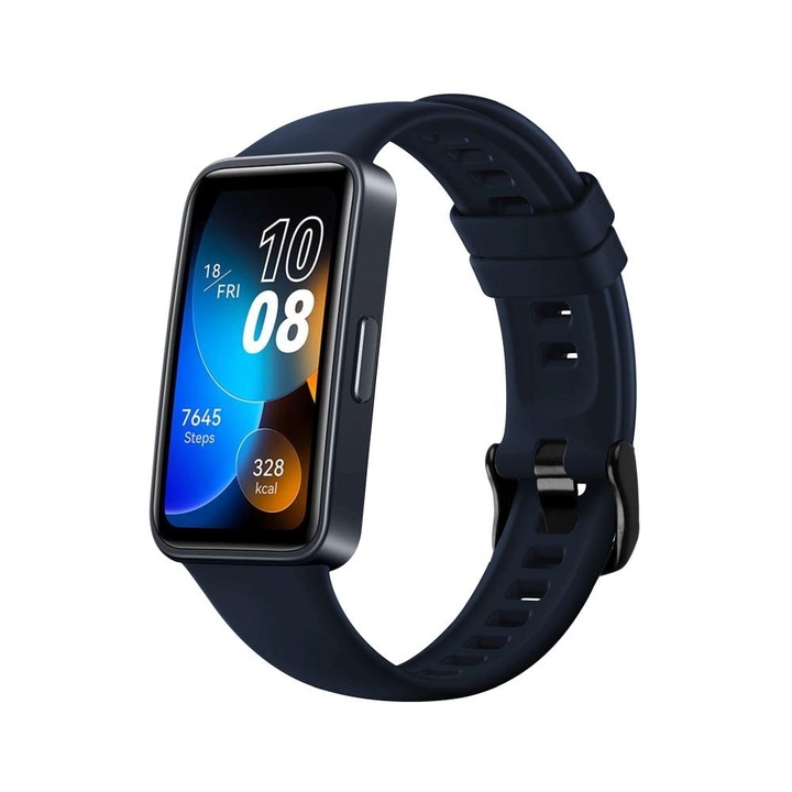 FIXED szilikon szíj Huawei Band 8 okosórához, kék, 227084, Okosóra kiegészítő