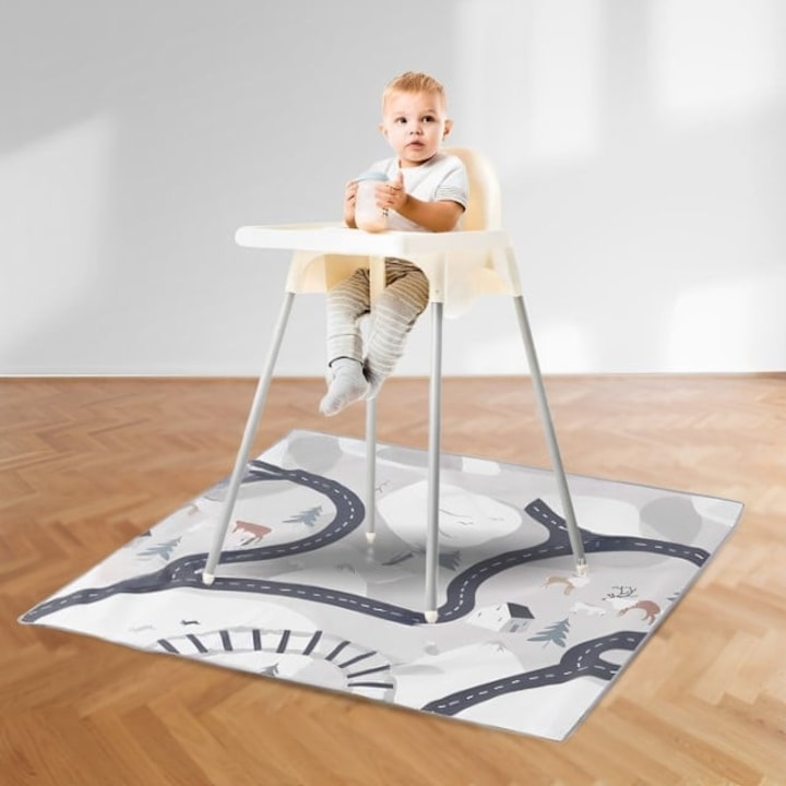 Szennyezőszőnyeg, Empria, etetőszékhez, vízálló, mosható, csúszásmentes, City