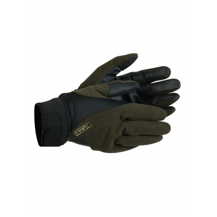 Pointer Hart unisex kesztyű, ultra érzékeny tapintással, poliuretán laminált membrán, rugalmas poliészter, szélálló, puha, meleg, ergonomikus szabás a sima mozgásokért, markoló tenyér, állítható neoprén mandzsetta tépőzárral, zöld, M-es méret