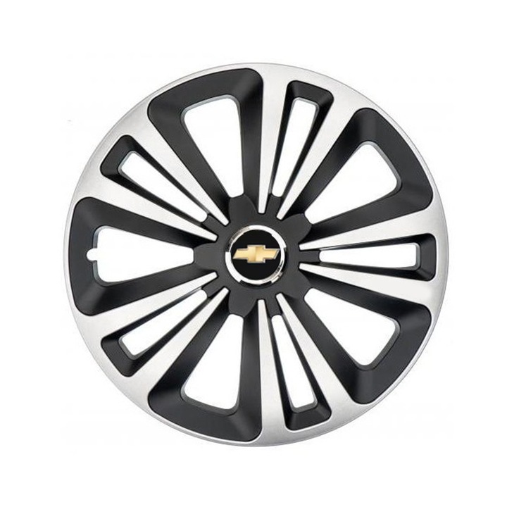 Комплект от 4 таса AutoSSF® R15, подходящи за 15 инчови джанти, за CHEVROLET, модел TERRA II двуцветен
