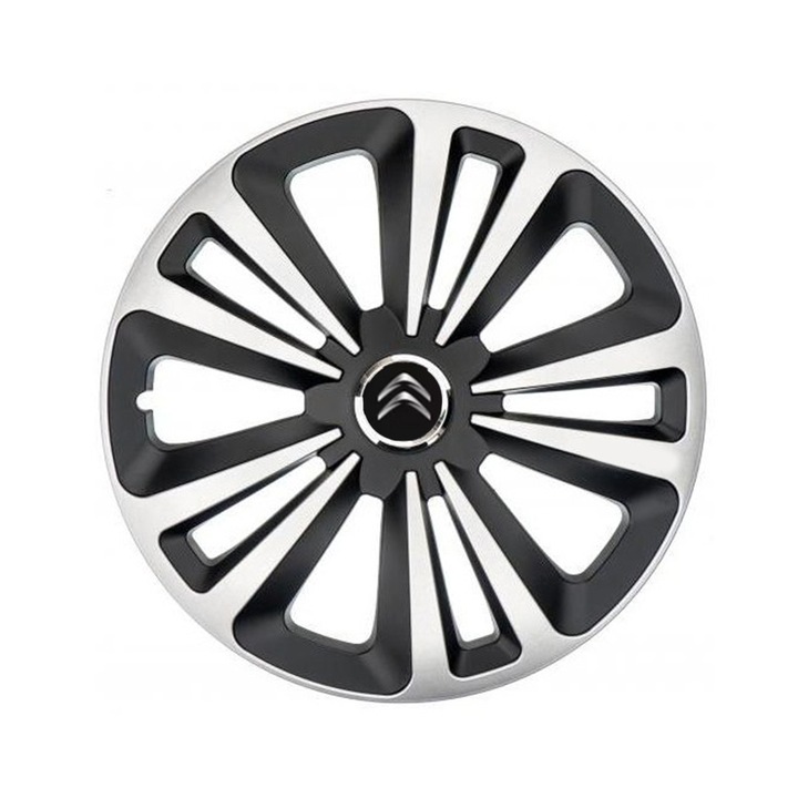 Комплект от 4 тасове AutoSSF ® R16, подходящи за 16 цолови джанти, за Citroen, модел TERRA II двуцветен