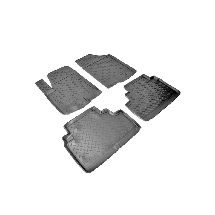 Set 4 Covorase Cauciuc Stil Tavita Hyundai i20, 2008-2015