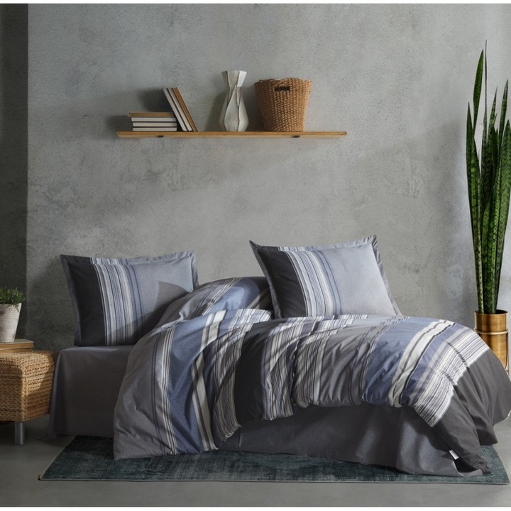 Dupla ágynemű, 100% erősített pamut, 4 db, 240 x 260 cm, Ralex Pucioasa, Duko V2