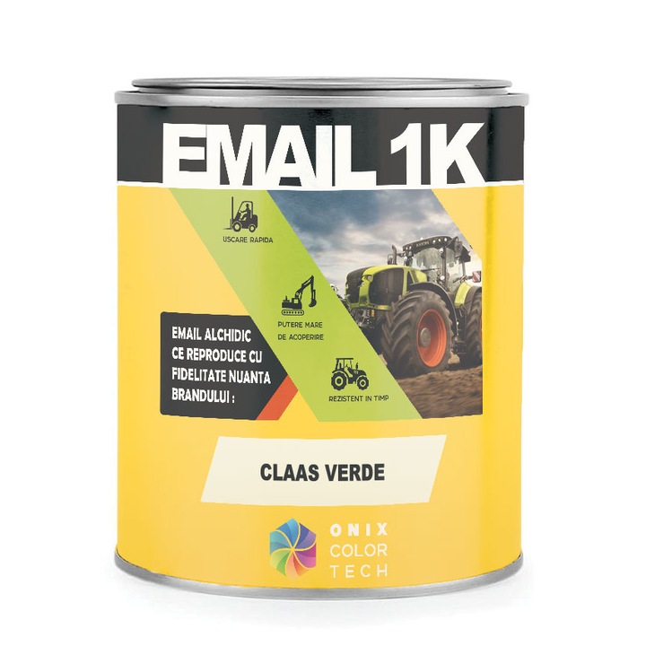 Зелена боя за машини Claas 1L