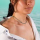 Choker nyaklánc Ezera, Hetal, természetes türkiz féldrágakövekből, 35+7cm